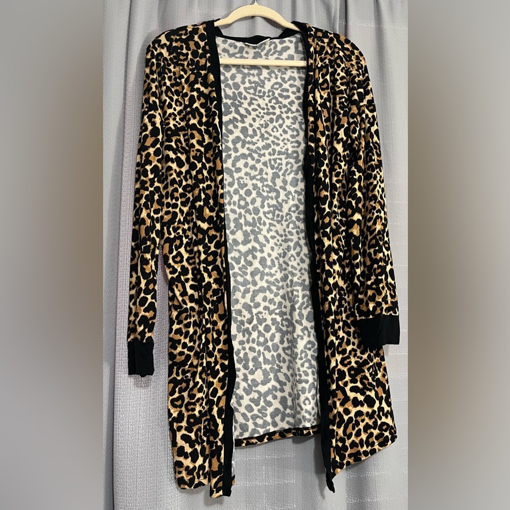 Leopard Print Women's Cardigan